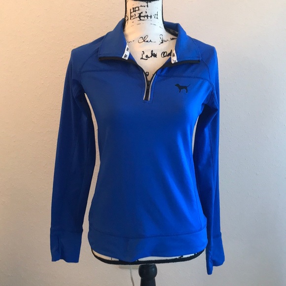 PINK Victoria's Secret Tops - Victoria’s Secret PINK Ultimate Half Zip Pullover